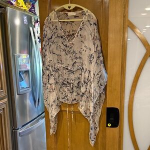 Johnny Was Love and Liberty Floral V-Neck Women's Top